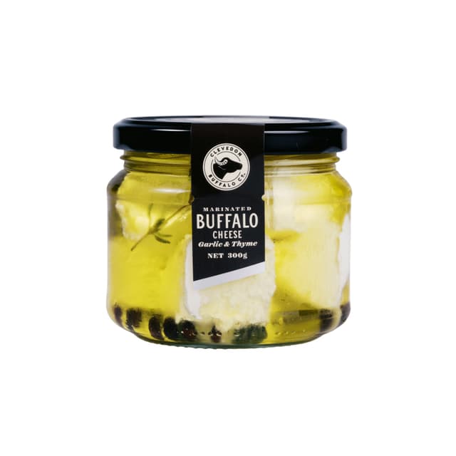 Clevedon Buffalo Cheese Garlic & Thyme 300g