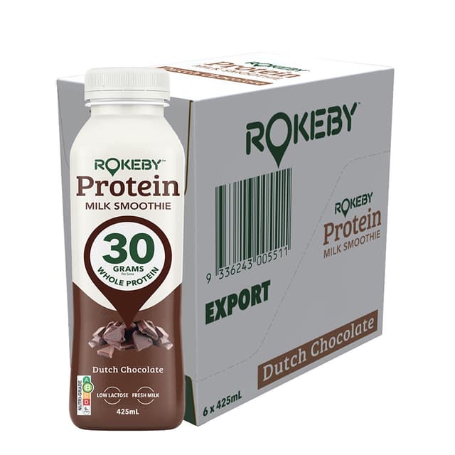 Rokeby  Dutch Chocolate Protein Milk Smoothie 6 x 425ml