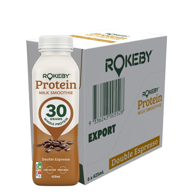 Rokeby  Double Espresso Protein Milk Smoothie 6 x 425ml