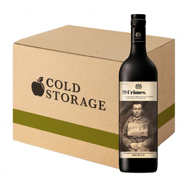 19 Crimes Shiraz 6 x 750ml
