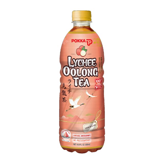 Pokka Lychee Oolong Tea Bottle 500ml