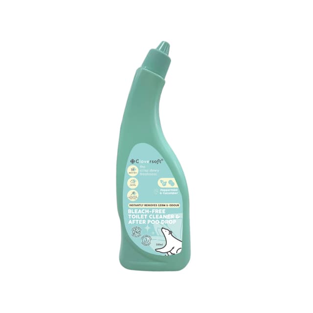 Cloversoft 2 in 1 Bleach-Free Toilet Cleaner Peppermint & Cucumber 500ml