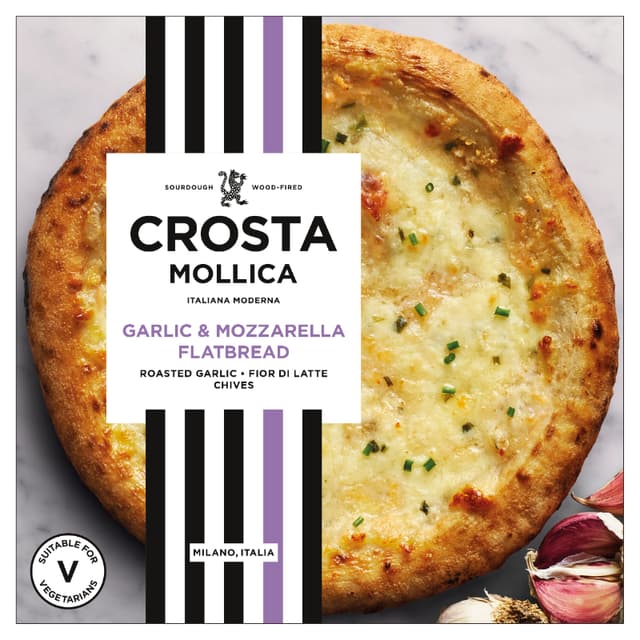 Crosta Mollica Garlic Mozzarella  229g