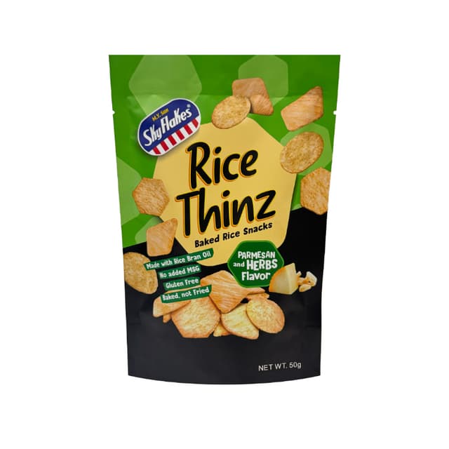 Skyflakes Rice Thinz Parmesan&Herbs 50g