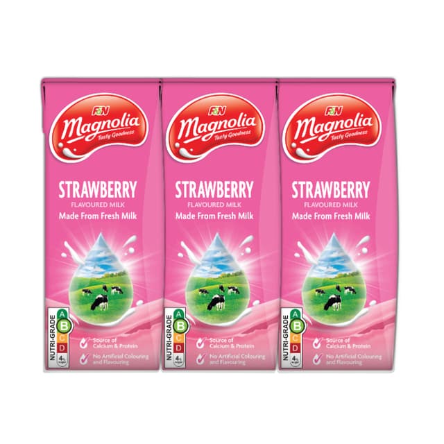 Magnolia UHT Strawberry 6 x 200ml