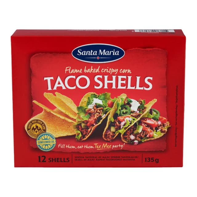 Santa Maria Taco Shells 135g