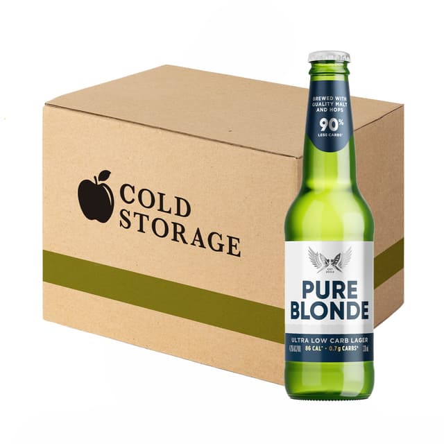 Pure Blonde Ultra Low Carb Lager Bottle 24 x 330ml