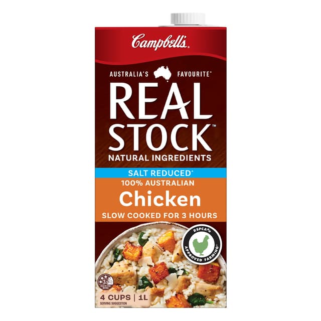 Campbell's Real Stock Chicken Salt Reduced 1L