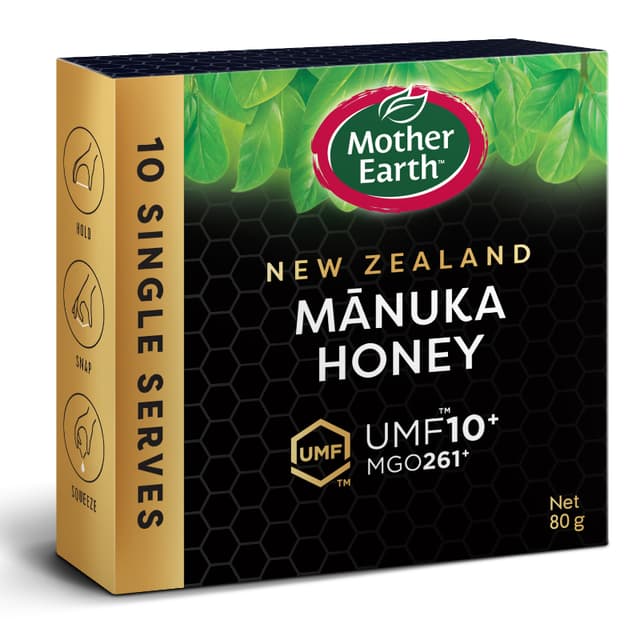Mother Earth Honey Snap & Squeeze Umf10+ 80g