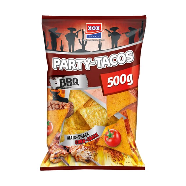 XOX Party Tacos BBQ 500g