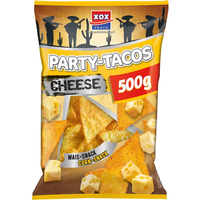 XOX Party Tacos Cheese 500g