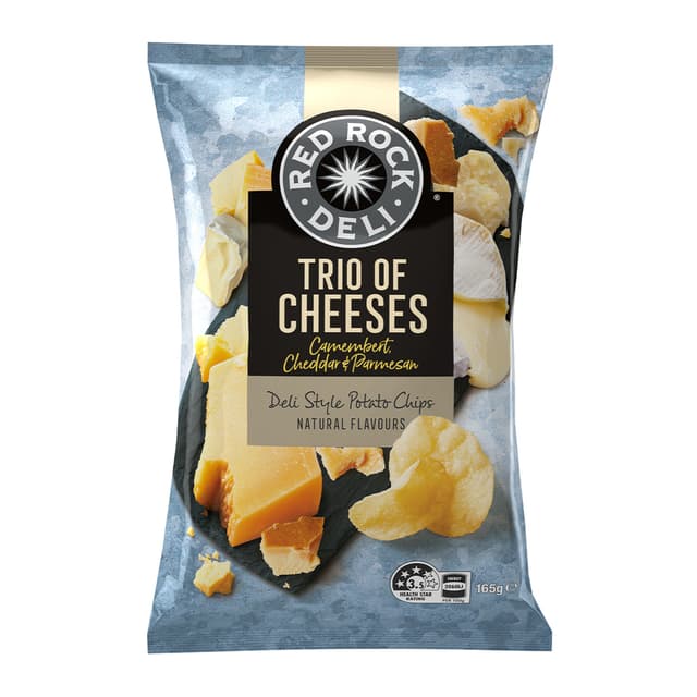 Red Rock Deli Trio Cheese 165g
