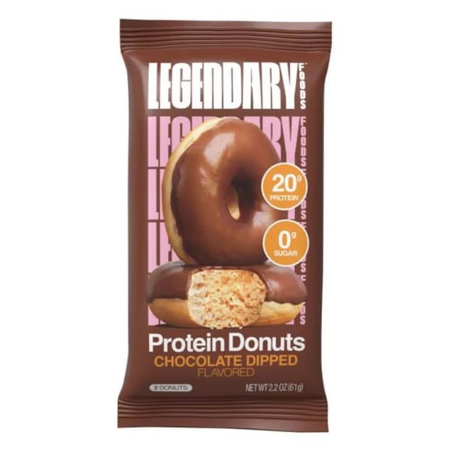 Legendary Chocolate Dipped Protein Donut 61g