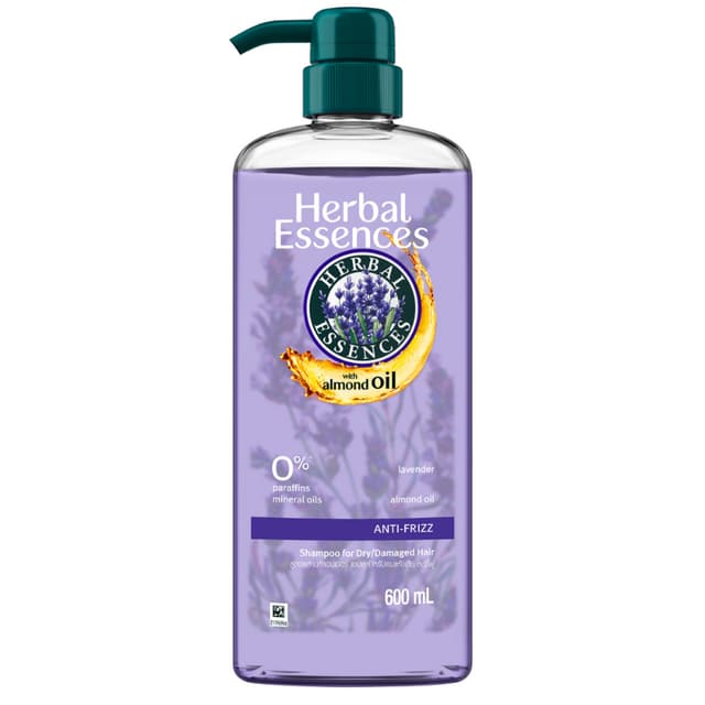 Herbal Essences Shampoo Anti- Frizz Lavender & Alamond Oil 600ml