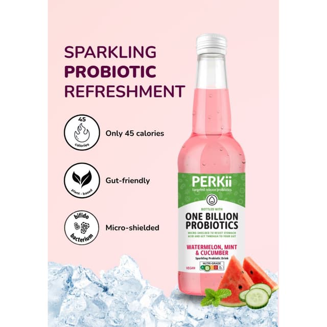 Perkii Probiotic Watermelon Mint 330ml