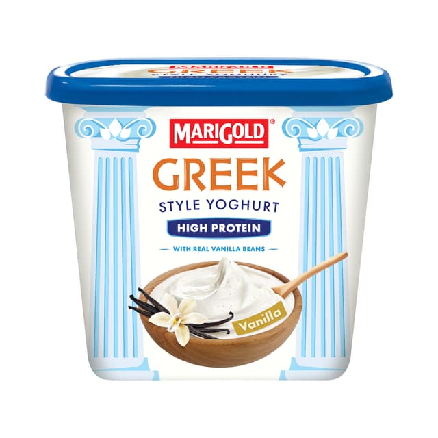 Marigold Greek Style Yoghurt Vanilla 1kg