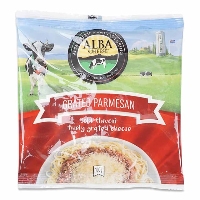Alba Grated Parmesan Cheese 100g