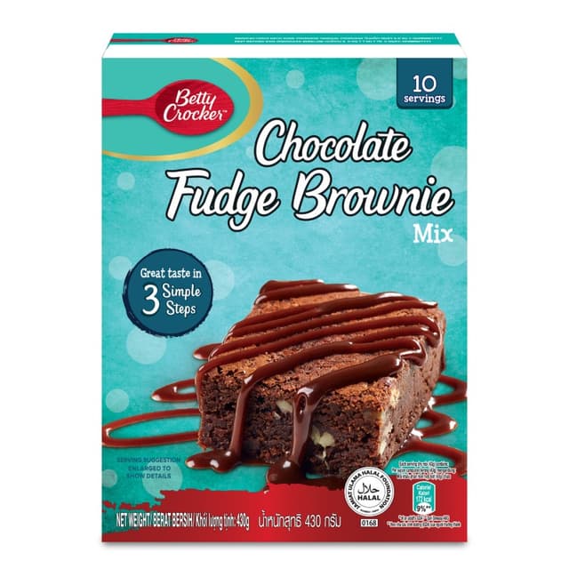 Betty Crocker Fudge Brownie Chocolate 430g