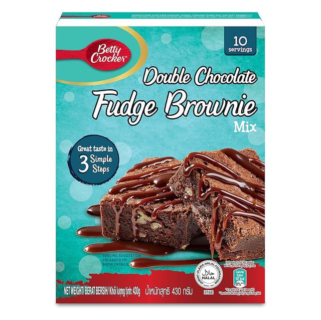 Betty Crocker Fudge Brownie Double Chocolate 430g