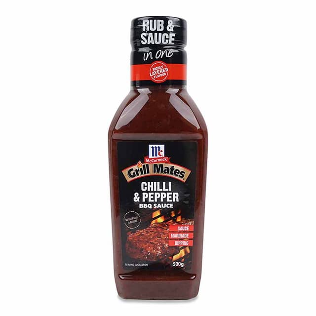 Mccormick Chilli & Pepper Bbq Sauce, 500g