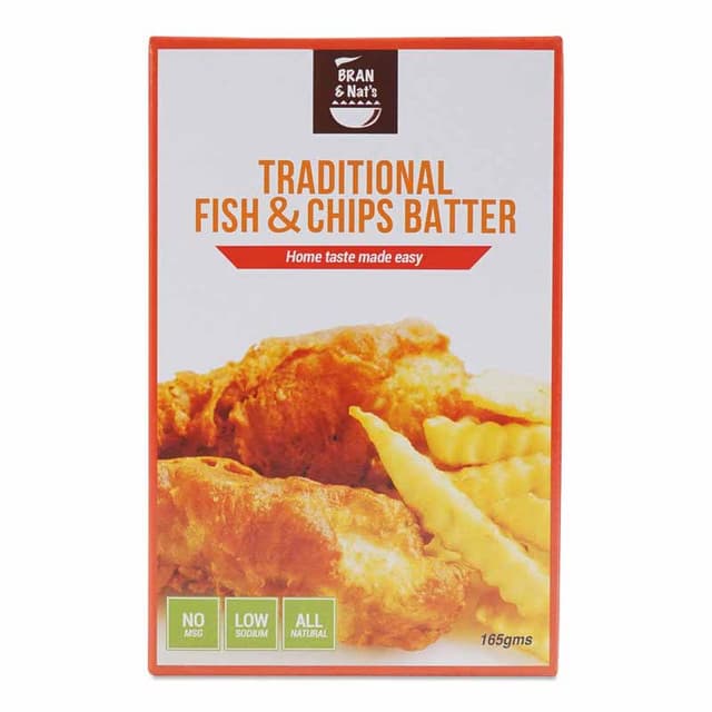 Bran & Nat's Fish & Chip Batter, 165g