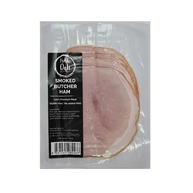 Fresh Deli Butcher Ham Sliced 100g
