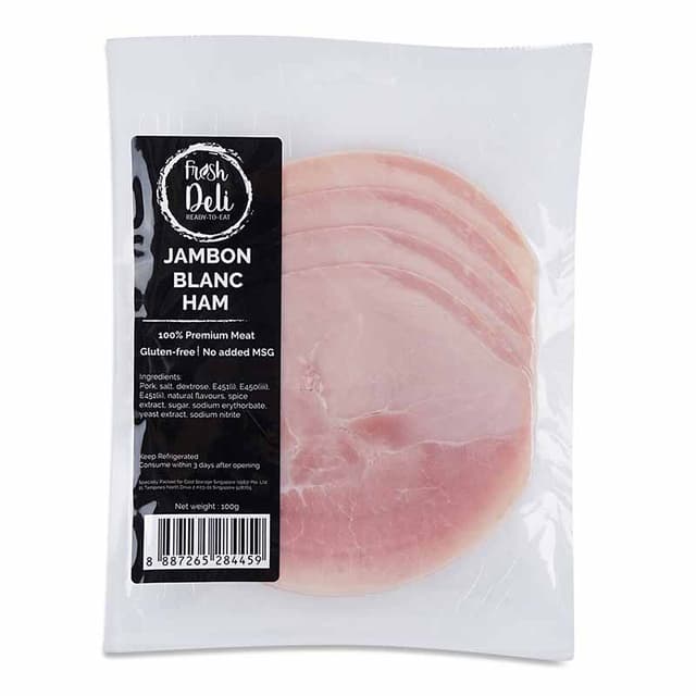 Fresh Deli Jambon Blanc Sliced 100g