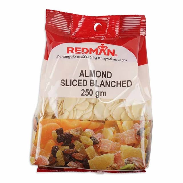 Red Man Almond Sliced Blanched 250g