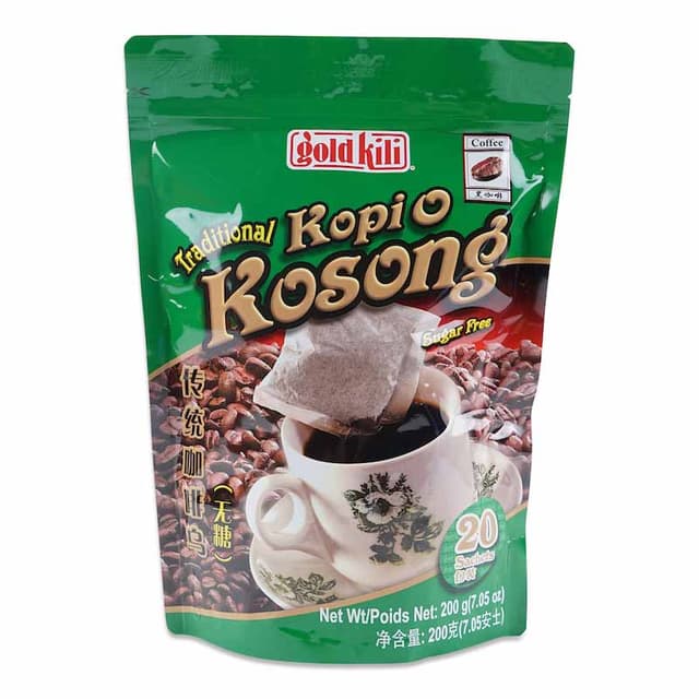 Gold Kili Kopi O Kosong 20s x 10g