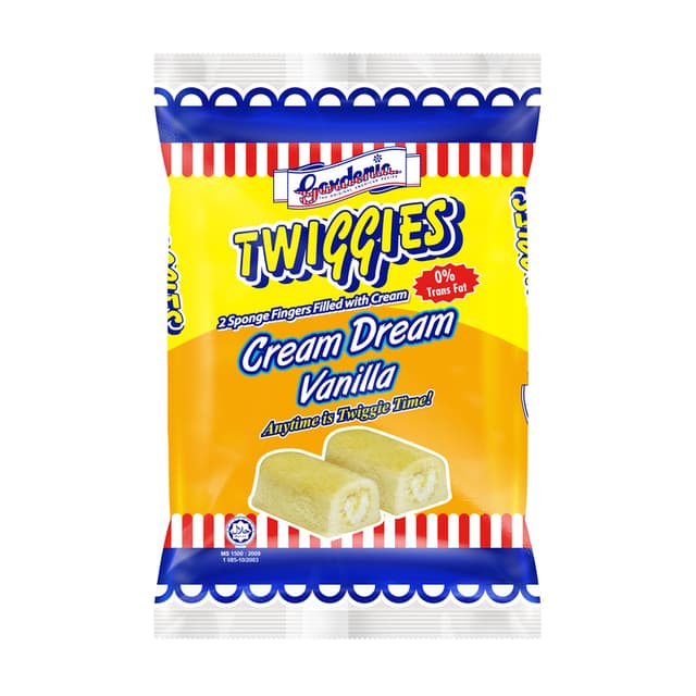 Gardenia Twiggies Cream Dream Vanilla 2 x 80g