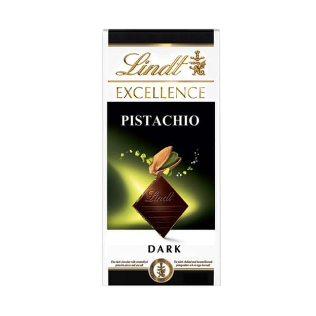 Lindt Excellence Dark Pistachio Chocolate 100g