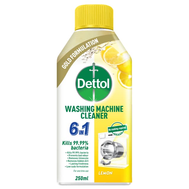 Dettol Washing Machine Cleaner Lemon 250ml