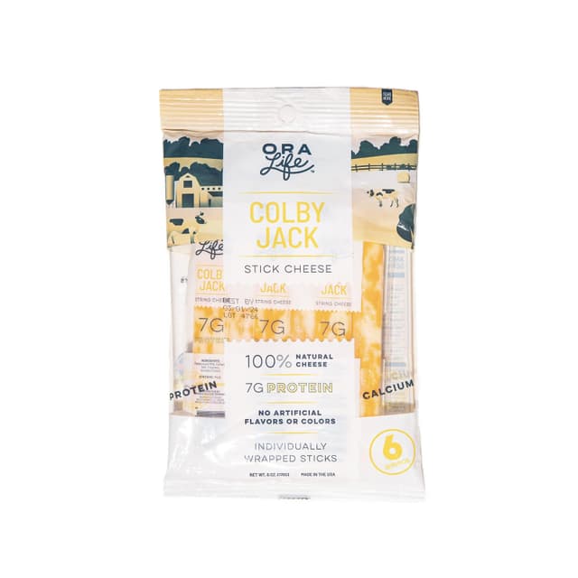 Ora Life Colby Jack Cheese 6s x 170g