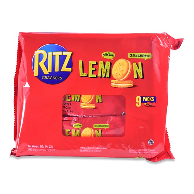 Ritz Sandwich Lemon 243g