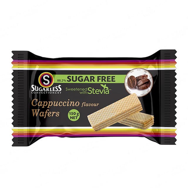 Sugarless Cappuccino Wafers 150g