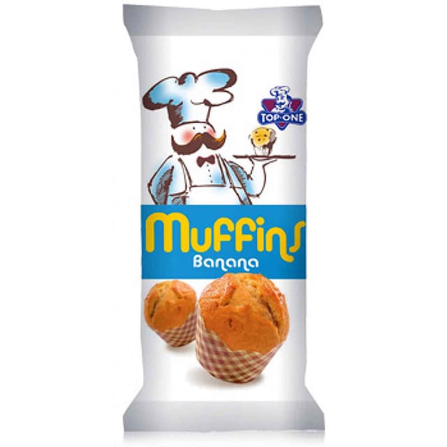 Top One Banana Muffins, 2 x 120g