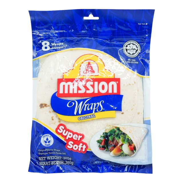 Mission Wraps - Original, 8 x 360g
