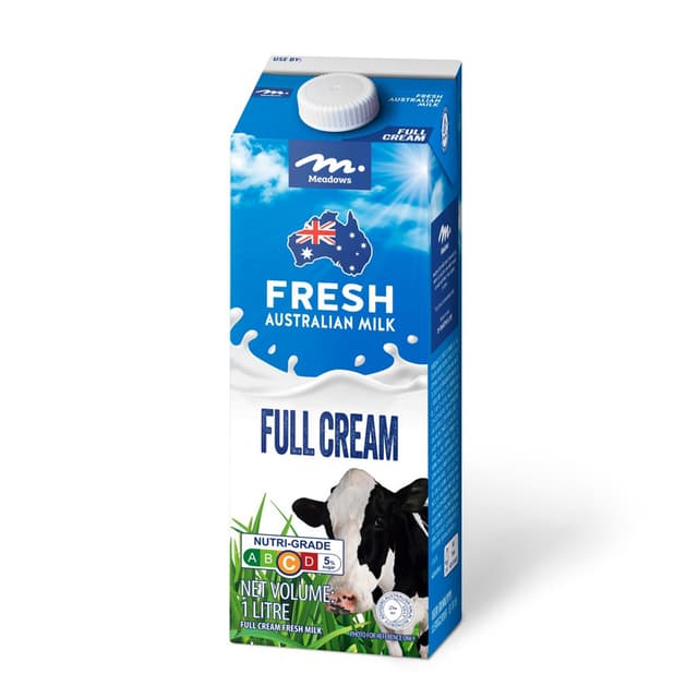 Meadows Fresh Full Cream Milk 1l