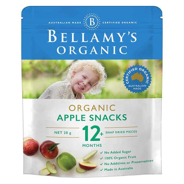 BellaMalaysia'S Organic Apple Snacks, 20g