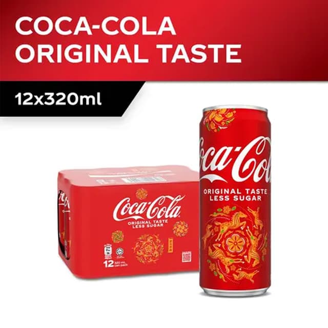 Coca-Cola Less Sugar 12 x 320ml