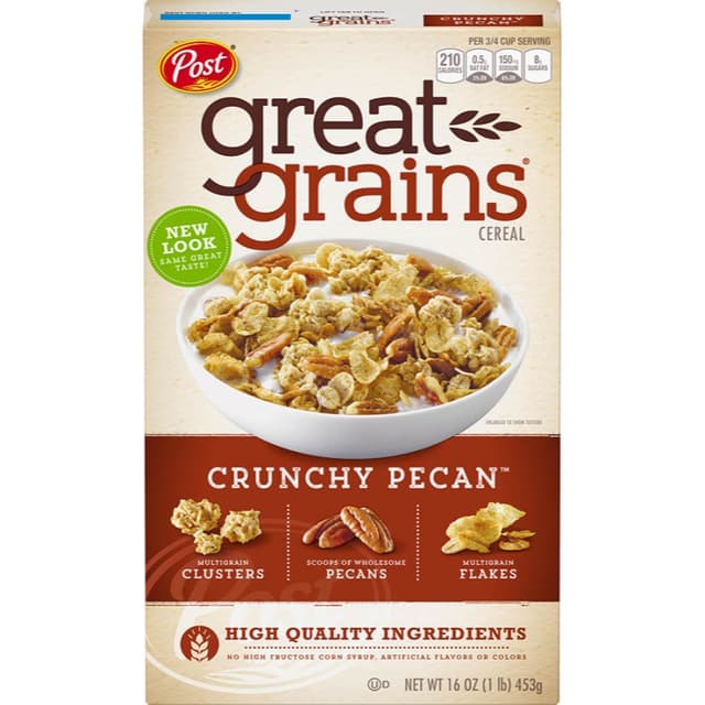 Post Great Grains Cereal Crunch Pecan, 453g