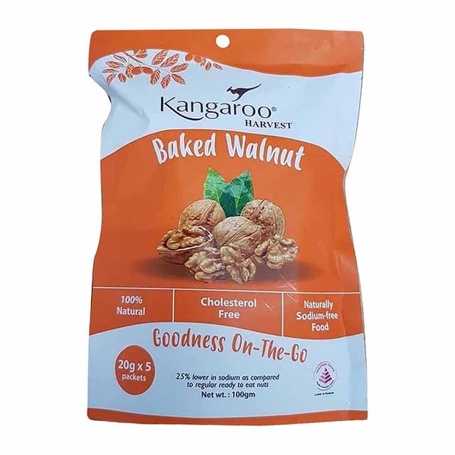 Kangaroo Harvest Baked Walnut 100g