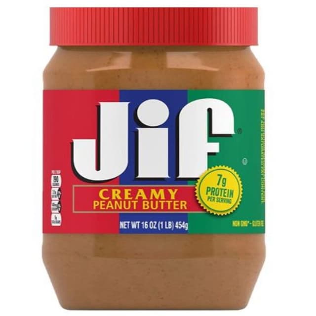 Jif Creamy Peanut Butter 454G