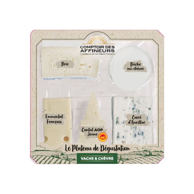 Comptoir Des Affineurs Le Plateau 5 Fromages Cheese Selection 400g